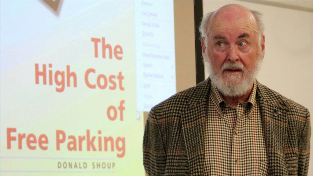 Photo of Dr. Donald Shoup. Photo credit: George Foulsham, UCLA